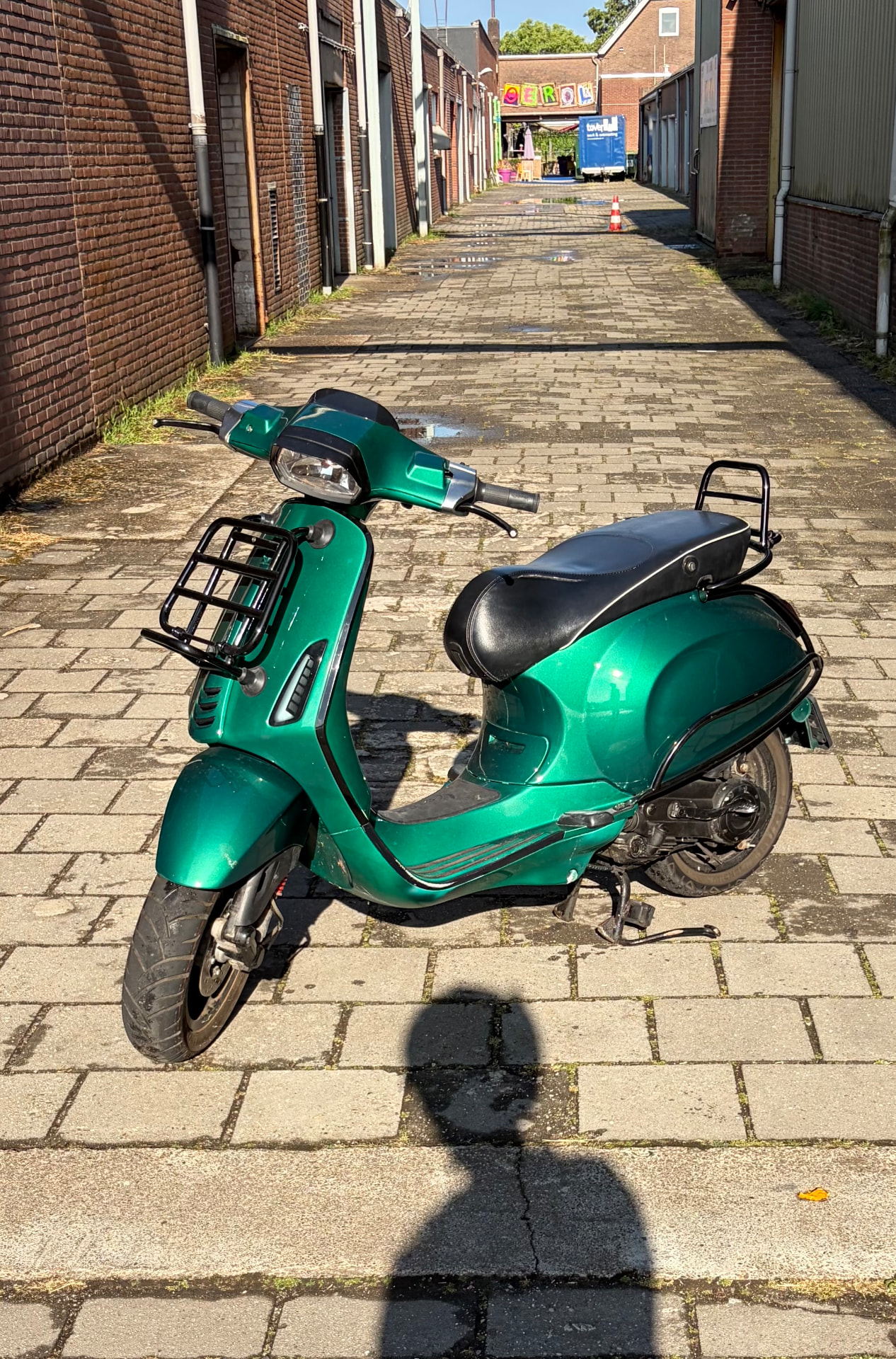 Na het spuiten